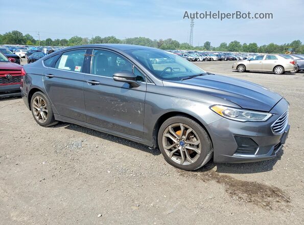3FA6P0CDXLR137171 2020 FORD FUSION Серый Передняя правая четверть