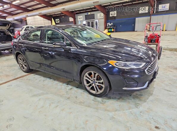 3FA6P0CDXLR191957 2020 FORD FUSION Черный Передняя правая четверть