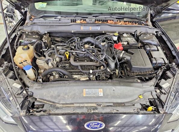 3FA6P0CDXLR191957 2020 FORD FUSION Черный Вид задней части салона