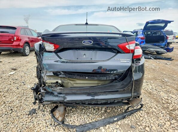 3FA6P0D90GR288536 2016 FORD FUSION Черный Вид сзади