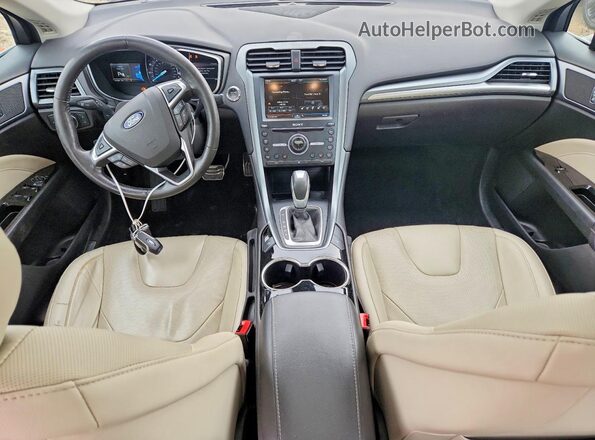 3FA6P0D90GR288536 2016 FORD FUSION Черный Вид панели приборов