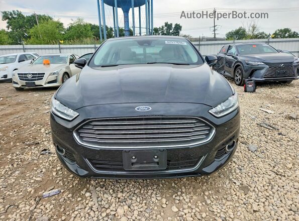 3FA6P0D90GR288536 2016 FORD FUSION Черный Вид спереди