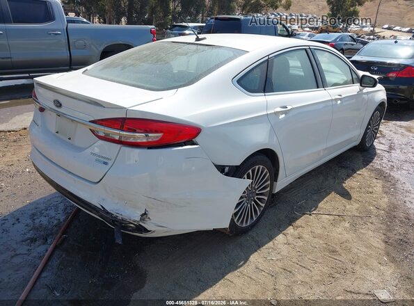 3FA6P0D90JR132018 2018 FORD FUSION White უკანა მარჯვენა