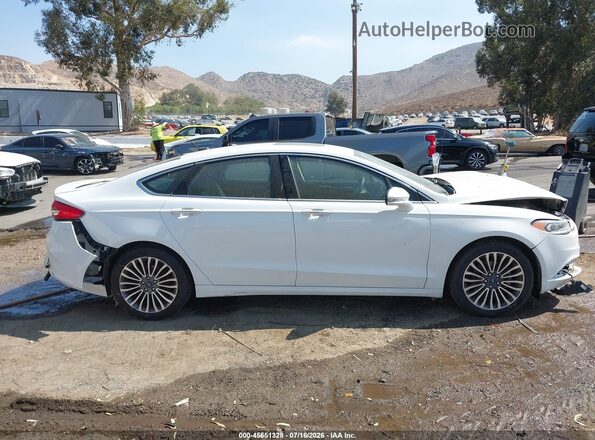 3FA6P0D90JR132018 2018 FORD FUSION White უკანა სალონის ხედი