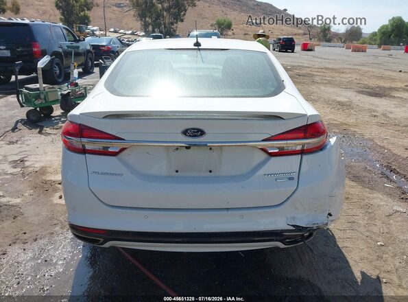 3FA6P0D90JR132018 2018 FORD FUSION White 