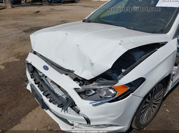 3FA6P0D90JR132018 2018 FORD FUSION White წინა ხედი
