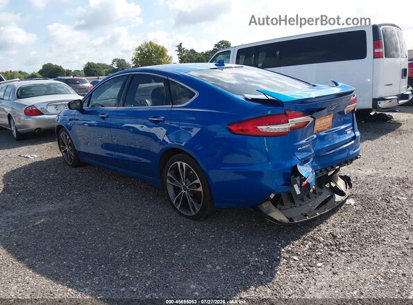 3FA6P0D90LR117084 2020 FORD FUSION Синий Задняя левая четверть