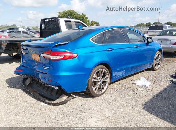 3FA6P0D90LR117084 2020 FORD FUSION Синий Задняя правая четверть