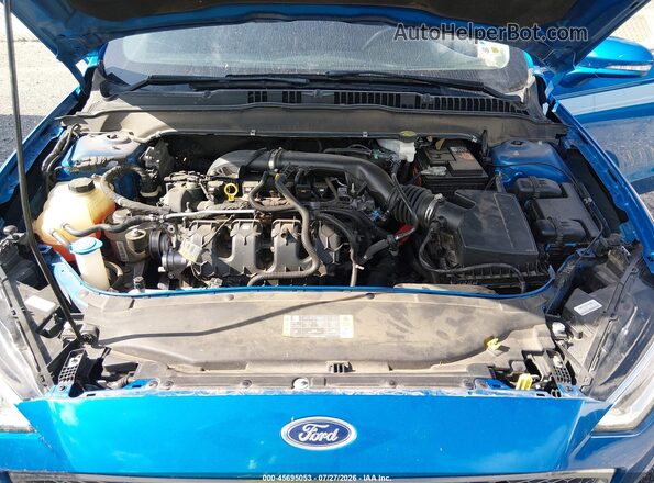 3FA6P0D90LR117084 2020 FORD FUSION Синий Вид сзади