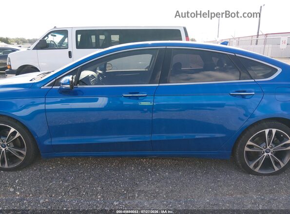 3FA6P0D90LR117084 2020 FORD FUSION Синий Панорамный вид салона 360°