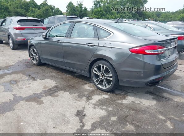 3FA6P0D91HR100690 2017 FORD FUSION Gray Задня ліва чверть