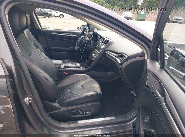 3FA6P0D91HR100690 2017 FORD FUSION Gray Вид салону спереду