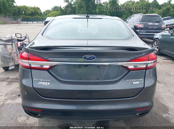 3FA6P0D91HR100690 2017 FORD FUSION Gray 