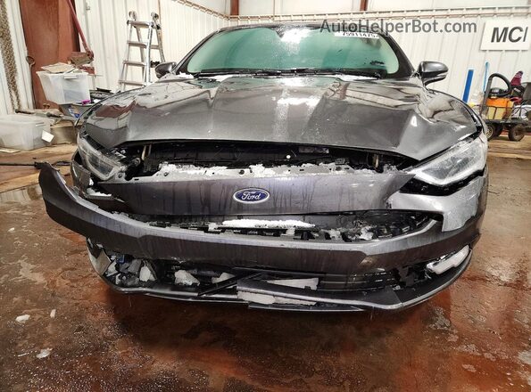 3FA6P0D91HR263260 2017 FORD FUSION Gray Widok z przodu