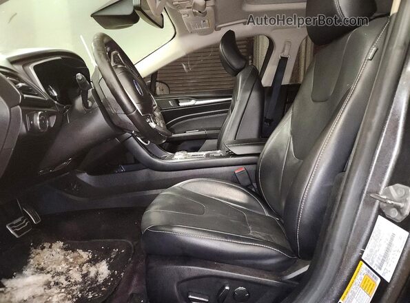 3FA6P0D91HR263260 2017 FORD FUSION Gray Widok wnętrza z przodu