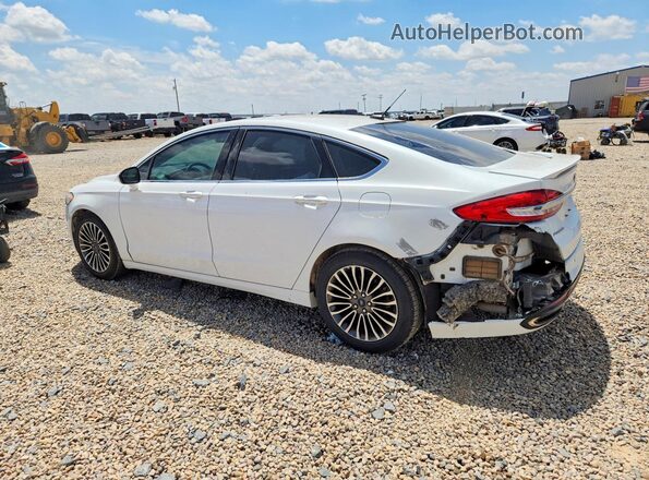 3FA6P0D91JR123859 2018 FORD FUSION White Trasero izquierdo