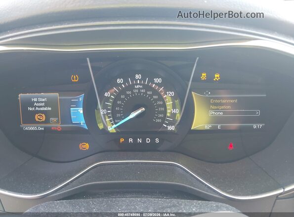 3FA6P0D91JR233455 2018 FORD FUSION Silver Rear seats view
