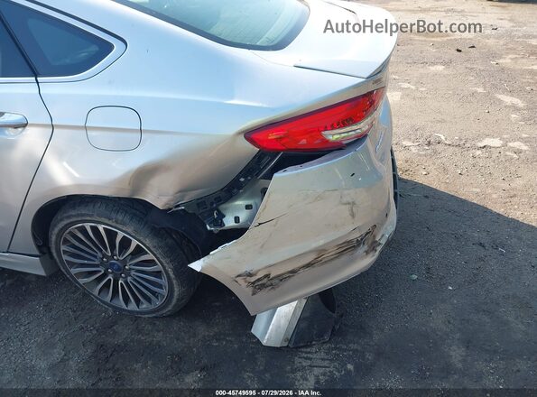 3FA6P0D91JR233455 2018 FORD FUSION Silver Front view