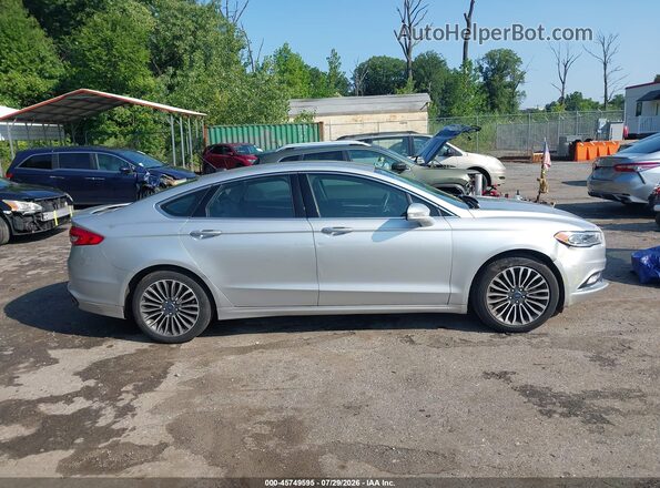 3FA6P0D91JR233455 2018 FORD FUSION Silver Rear interior view