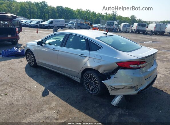 3FA6P0D91JR233455 2018 FORD FUSION Silver Rear left
