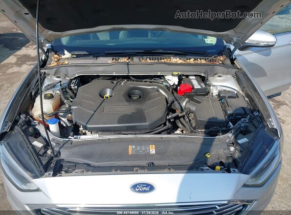 3FA6P0D91JR233455 2018 FORD FUSION Silver Rear view