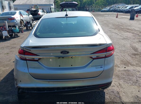 3FA6P0D91JR233455 2018 FORD FUSION Silver 