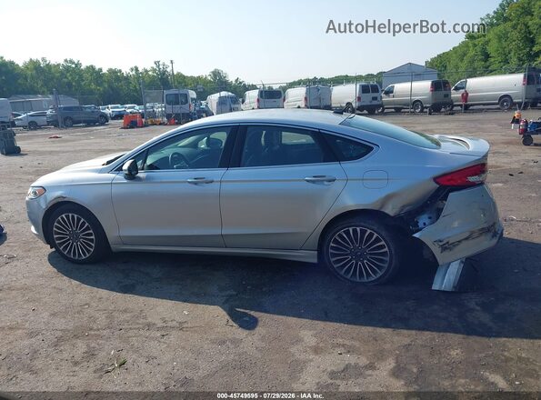 3FA6P0D91JR233455 2018 FORD FUSION Silver 360 interior view