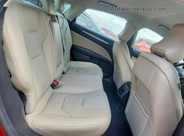 3FA6P0D91JR247341 2018 FORD FUSION Maroon Вид задніх сидінь