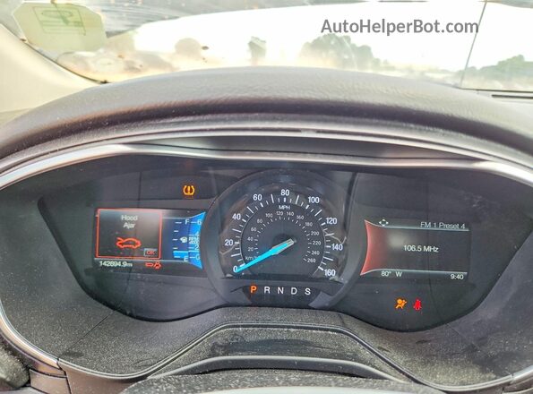 3FA6P0D91LR174619 2020 FORD FUSION Black Սարքավորումների վահանակի տեսք