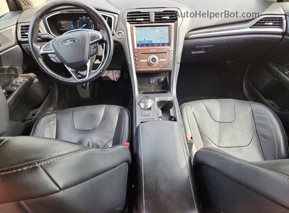 3FA6P0D91LR174619 2020 FORD FUSION Black Առջևի վահանակի տեսք
