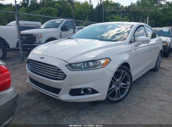 3FA6P0D92GR122776 2016 FORD FUSION Белый Передняя левая четверть