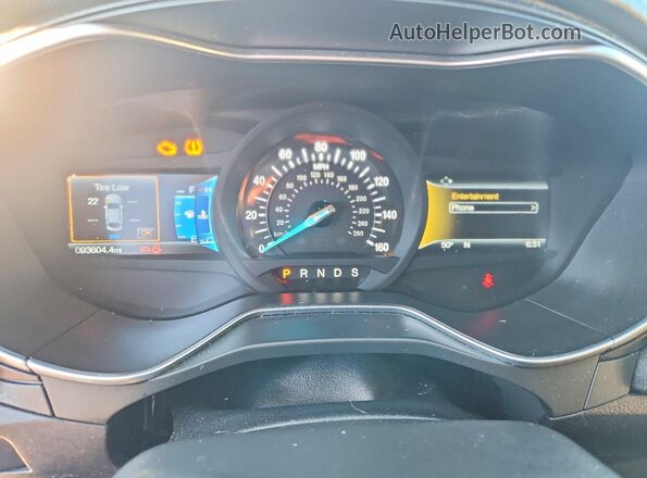 3FA6P0D92HR257404 2017 FORD FUSION Brown Vista del cuadro de instrumentos