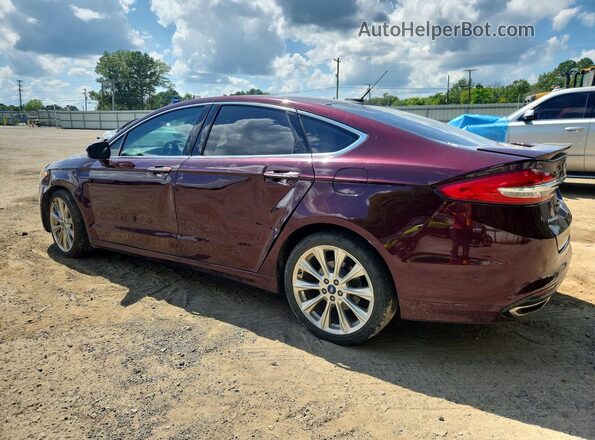 3FA6P0D92HR373167 2017 FORD FUSION Red Tył lewy