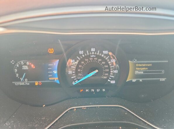 3FA6P0D92HR373167 2017 FORD FUSION Red Widok zestawu wskaźników