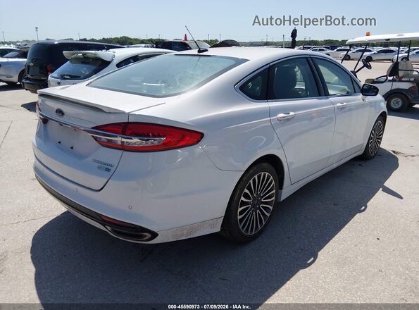 3FA6P0D92JR188607 2018 FORD FUSION Белый Задняя правая четверть