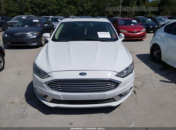 3FA6P0D92JR188607 2018 FORD FUSION Белый Вид щитка приборов