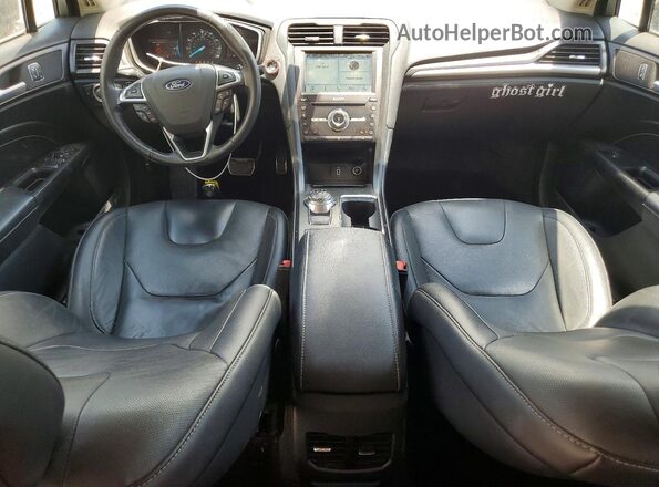 3FA6P0D92JR194312 2018 FORD FUSION Gray Вид панелі приладів
