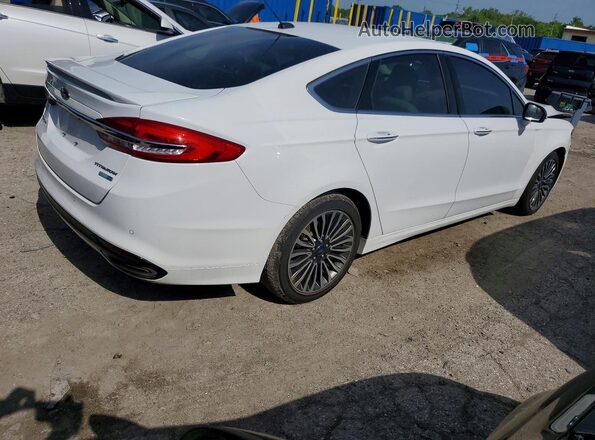 3FA6P0D92JR225381 2018 FORD FUSION White Задня права чверть