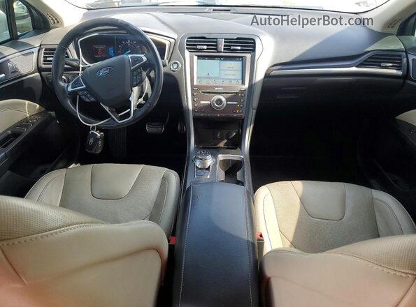 3FA6P0D92JR225381 2018 FORD FUSION White Вид панелі приладів