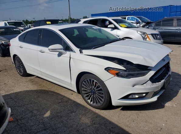 3FA6P0D92JR225381 2018 FORD FUSION White Передня права чверть