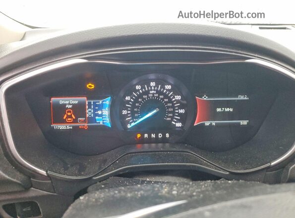 3FA6P0D92LR193146 2020 FORD FUSION White Instrument cluster view