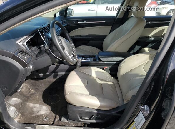 3FA6P0D93JR155177 2018 FORD FUSION Black Vista interior delantera