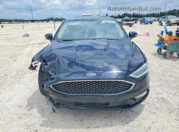 3FA6P0D93JR194240 2018 FORD FUSION Black წინა ხედი