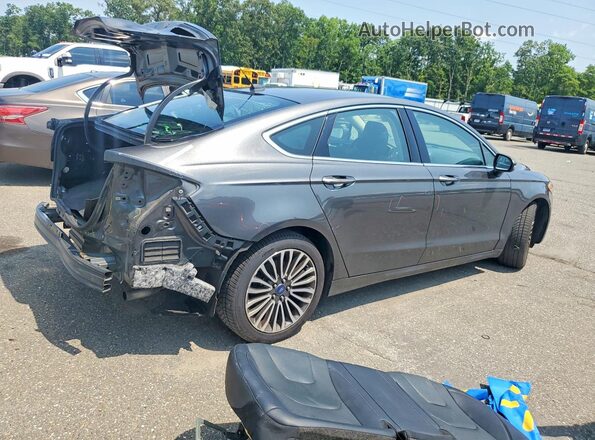 3FA6P0D93JR206726 2018 FORD FUSION Черный Задняя правая четверть