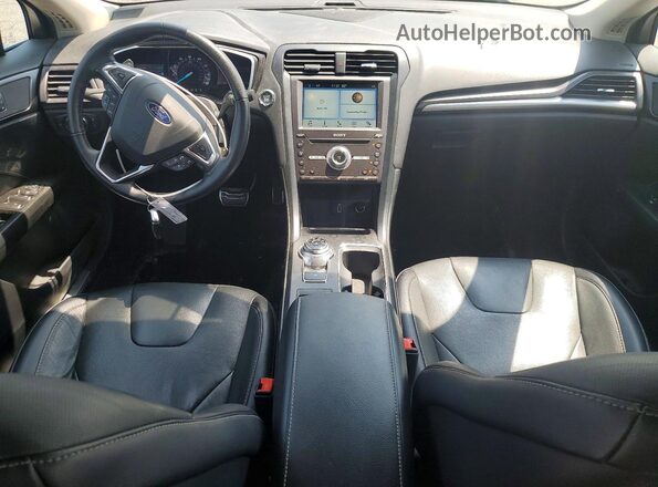 3FA6P0D93JR206726 2018 FORD FUSION Черный Вид панели приборов
