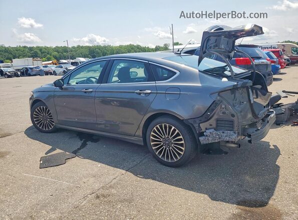 3FA6P0D93JR206726 2018 FORD FUSION Черный Задняя левая четверть