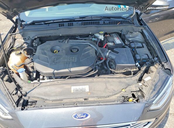 3FA6P0D93JR206726 2018 FORD FUSION Черный Вид задней части салона