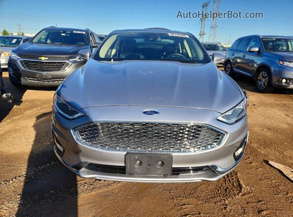 3FA6P0D93LR153223 2020 FORD FUSION Silver Front view