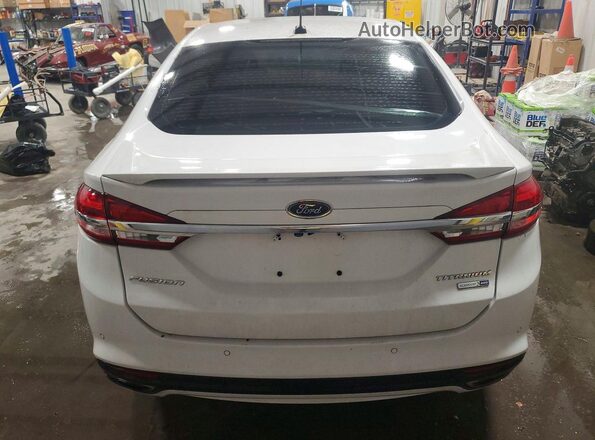 3FA6P0D94JR138615 2018 FORD FUSION White უკანა ხედი