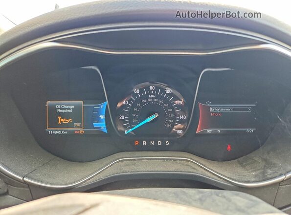 3FA6P0D94JR138615 2018 FORD FUSION White ხელსაწყოთა პანელის ხედი